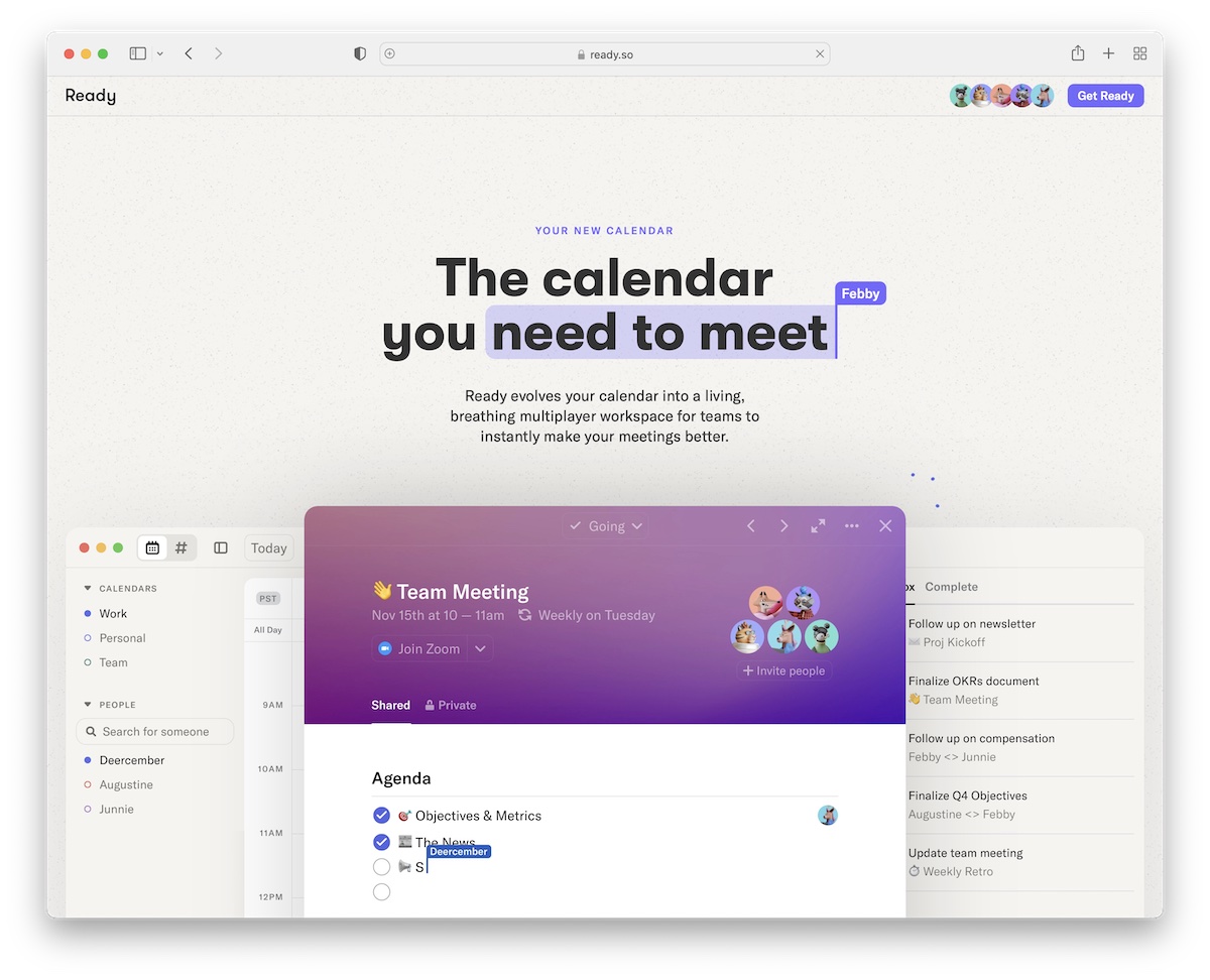 ready webflow website